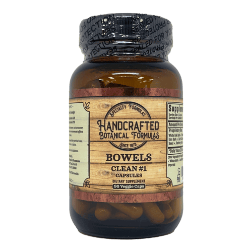 Bowel1_CAP Bowels – Clean #1 (90ct Capsules) - HBF